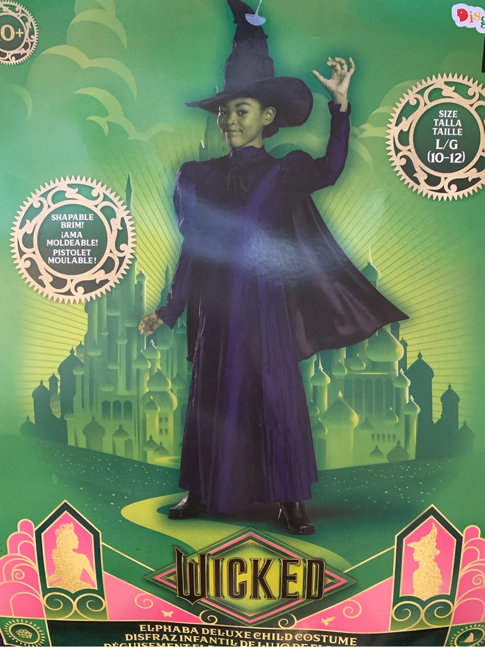 Disguise Wicked Elphaba Child Costume – Purple & Black